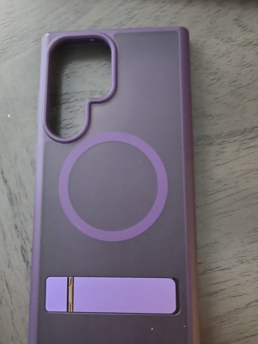 Purple Spidercase Magnetic Ring Phone Case with Built-In Fold-Out Kickstand